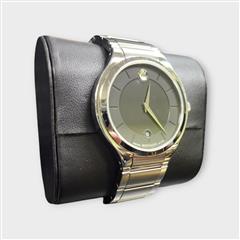 Movado Stainless Steel/Black Dial Swiss Made 40mm Men's Watch